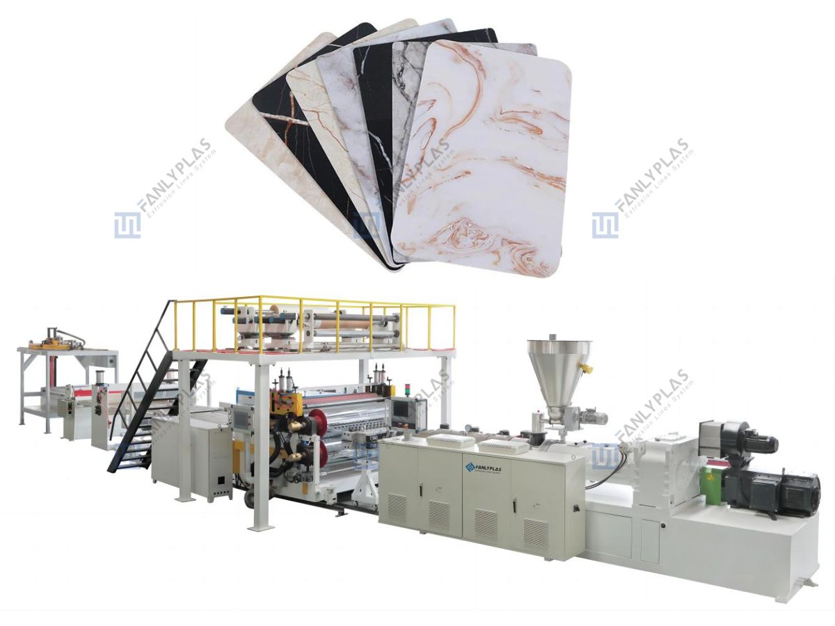 pvc marble sheet production line 2571