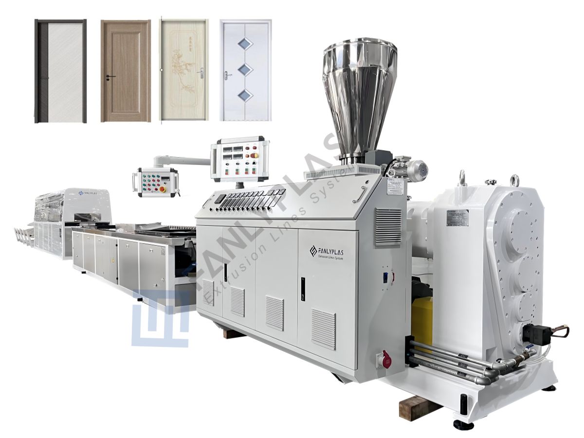 pvcwpc door panel production line 2571