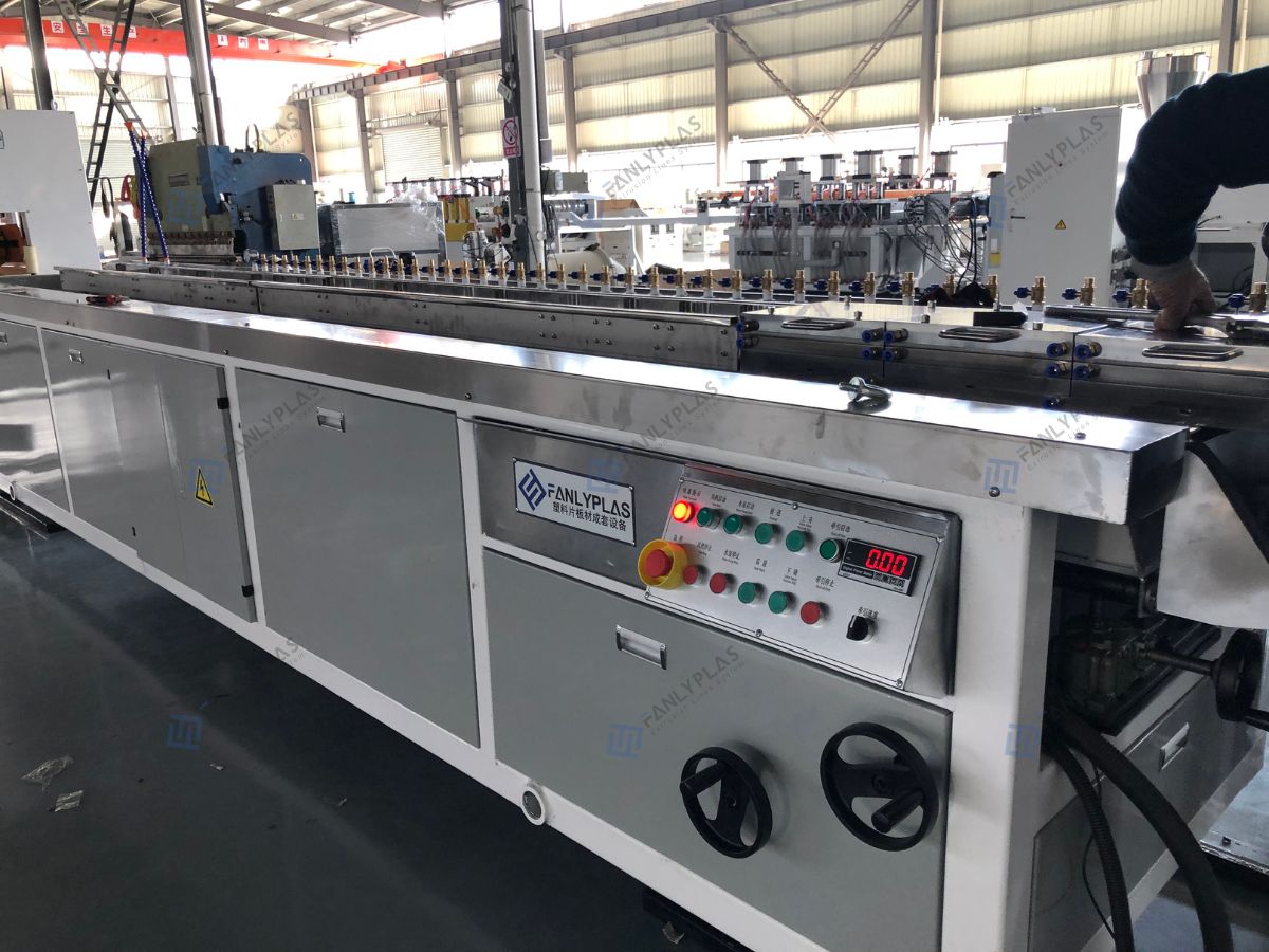 cooling system pvcwpc door frame extrusion line fanlyplas 1