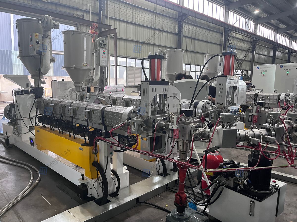 hips sheet extrusion line extruder fanlyplas 255271