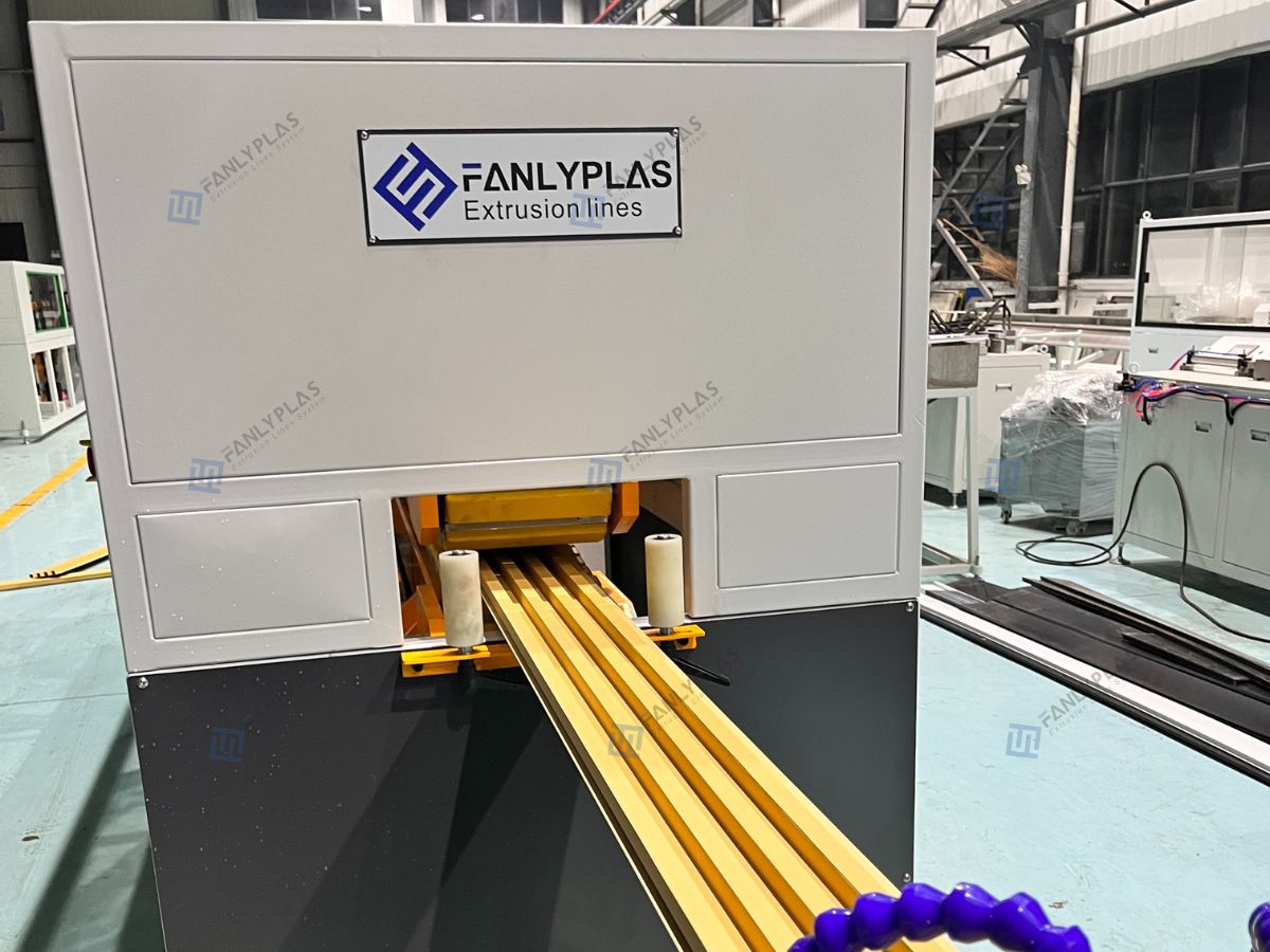 haul off wpc indoor louvers wall panel production line fanlyplas 1
