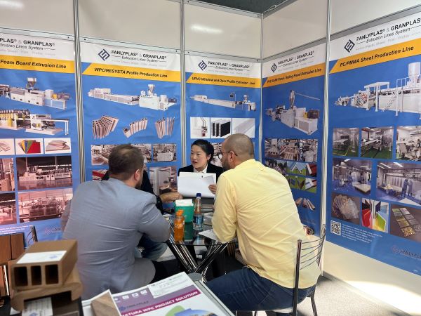 on site photos of the interplast 2024 fanlyplas booth 51
