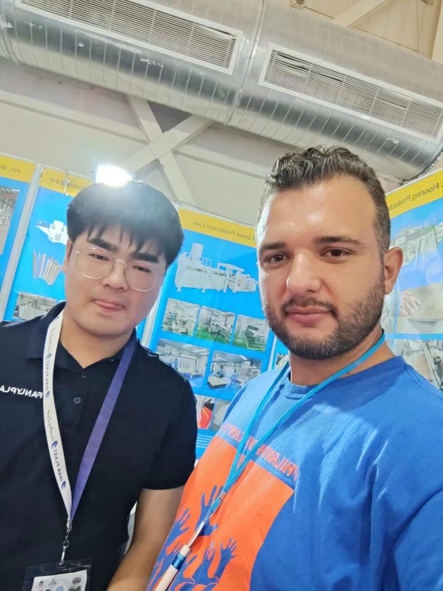 on site photos of the iran plast 2024 fanlyplas booth 11