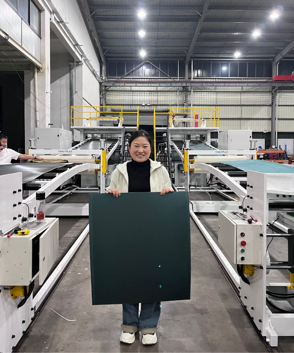 pc abs sheet extrusion line fanlyplas 21