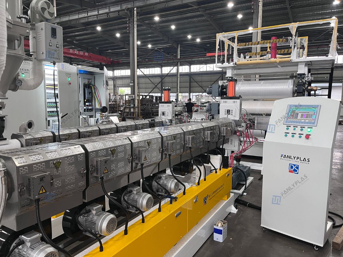 pc abs sheet extrusion line fanlyplas 255271