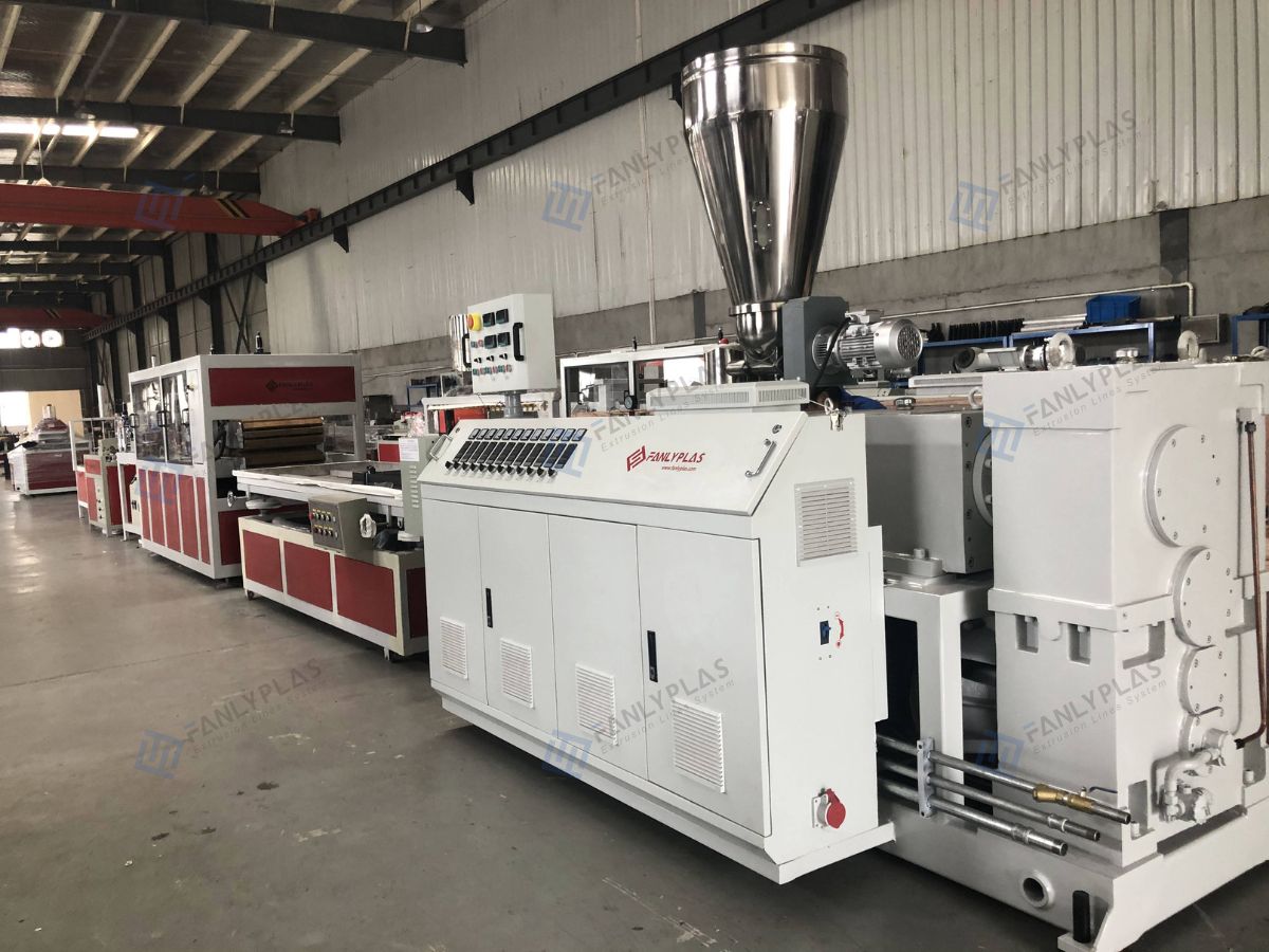pvc ceiling panel extrusion line fanlyplas 121411