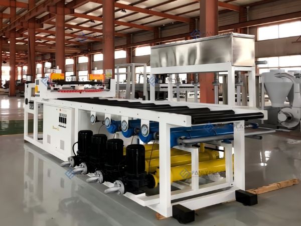 pvc edge banding sheet extrusion line cooling bracket fanlyplas 1