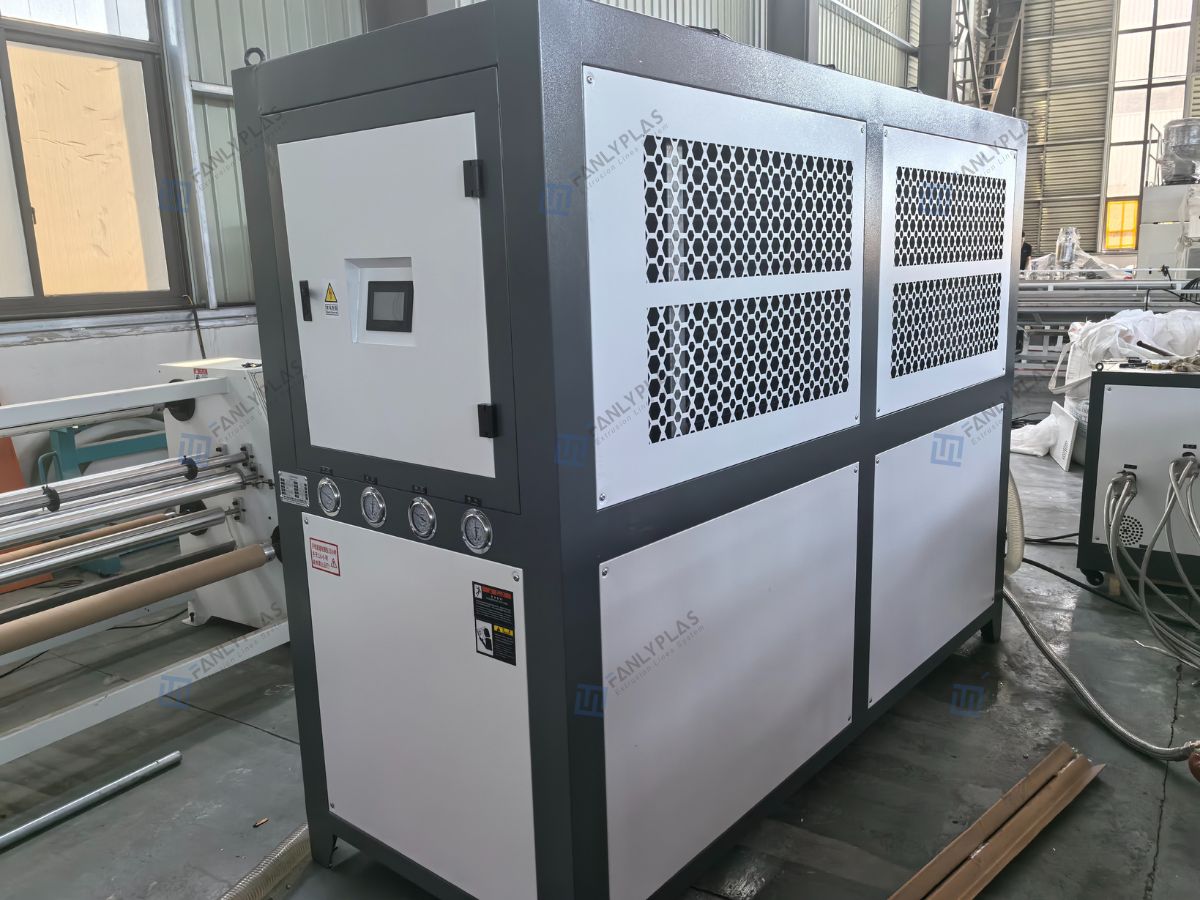 pvc foam board production line water chiller fanlyplas 25819
