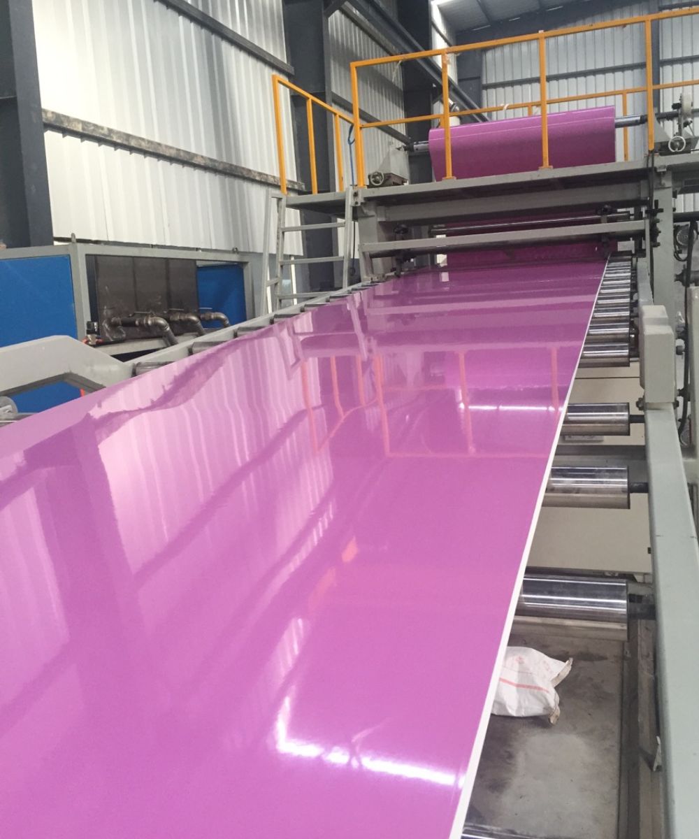 pvc marble sheet production line fanlyplas 12121