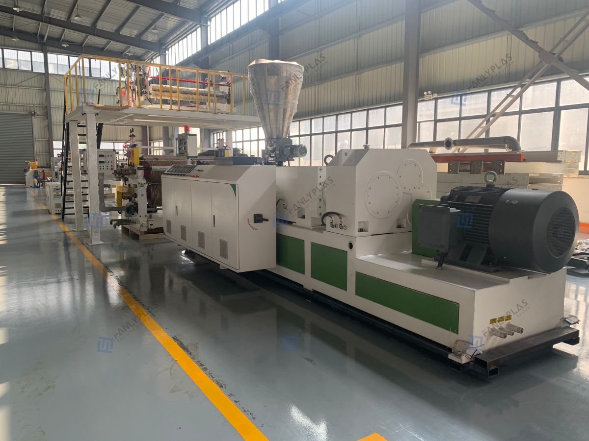 pvc marble sheet production line fanlyplas 25461