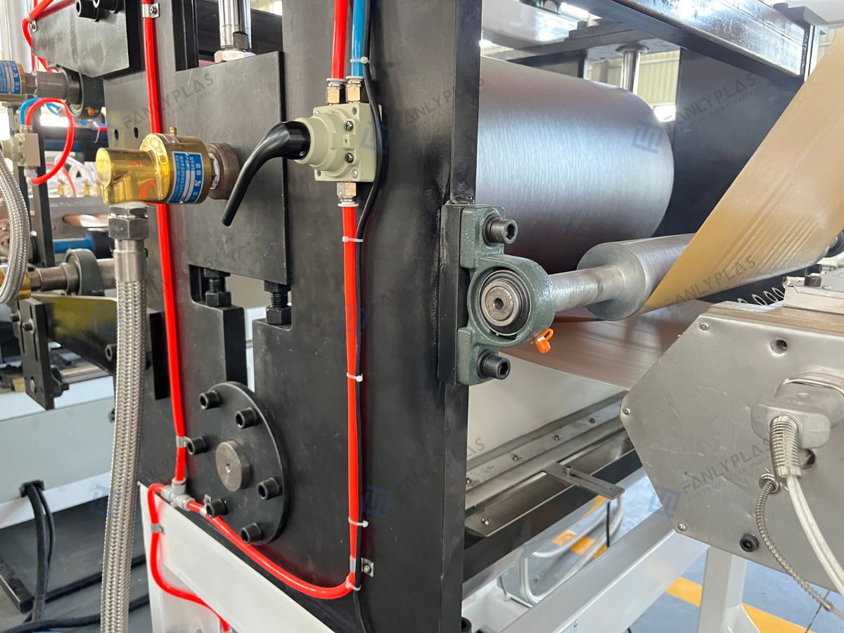 pvc siding soffit panel production line fanlyplas embossing and laminating machine 1