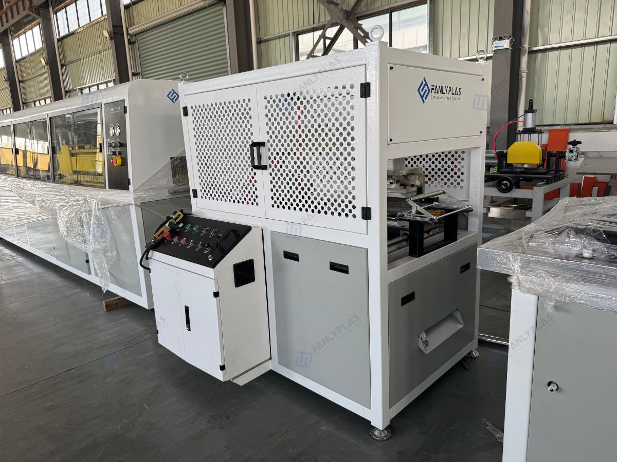 pvc siding soffit panel production line fanlyplas punching 11