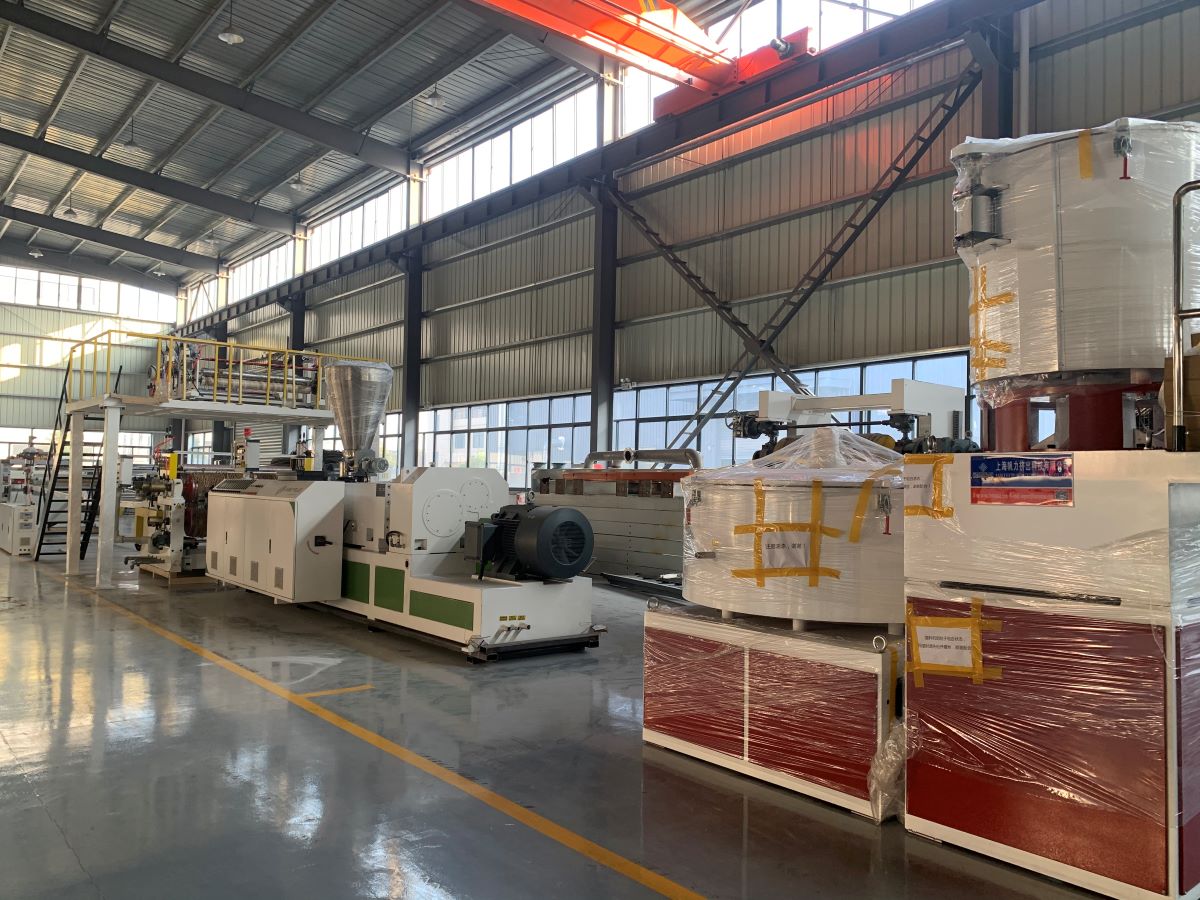 spc flooring production line fanlyplas 1
