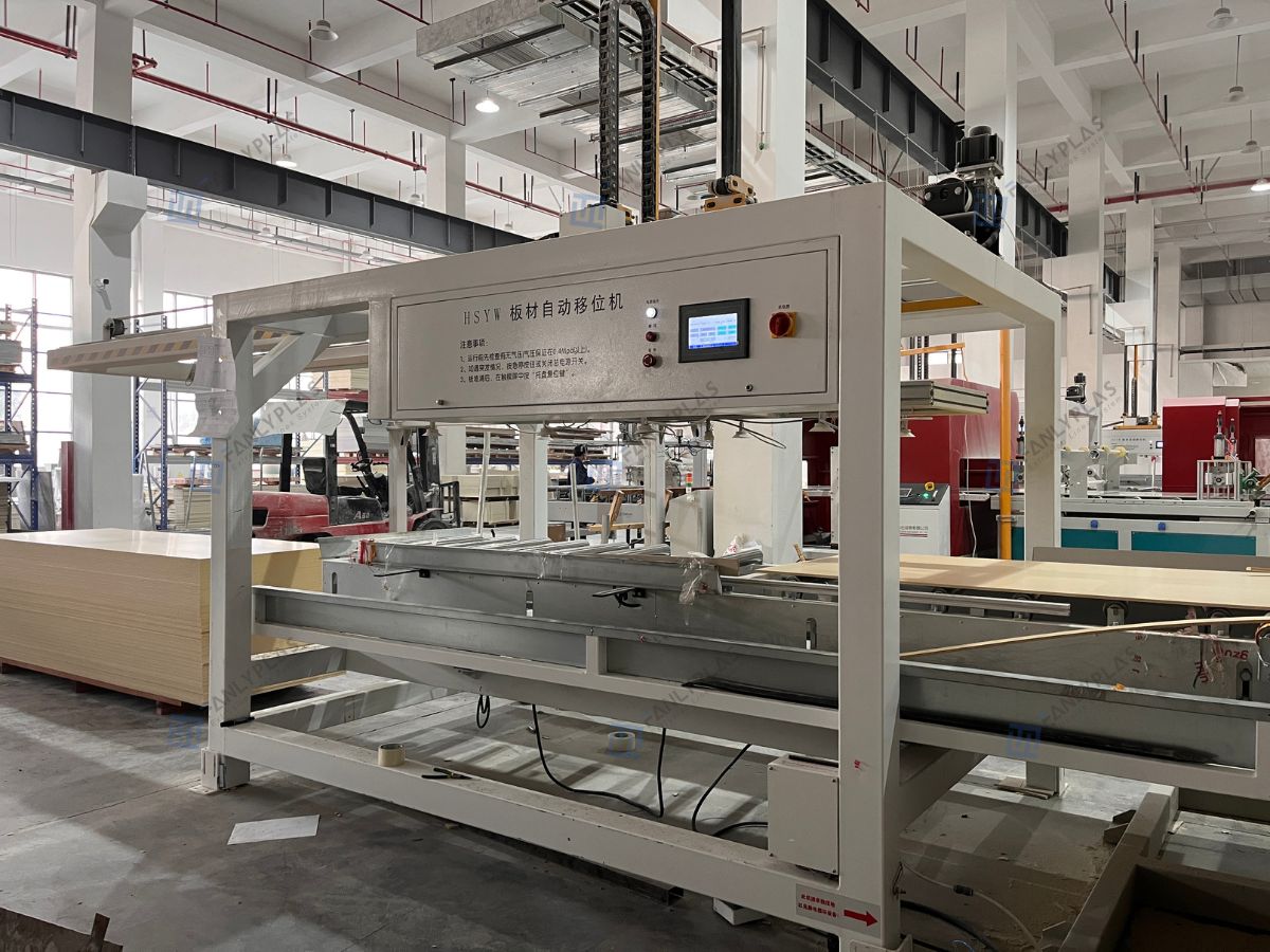 wpc foam board production line auto stacker fanlyplas 25819