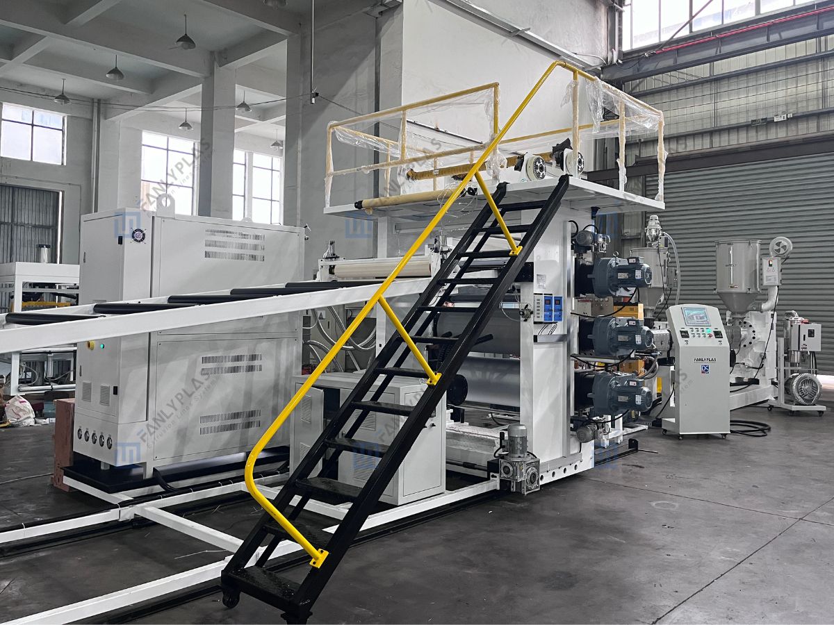 polycarbonate (pc) sheet extrusion line fanlyplas 1