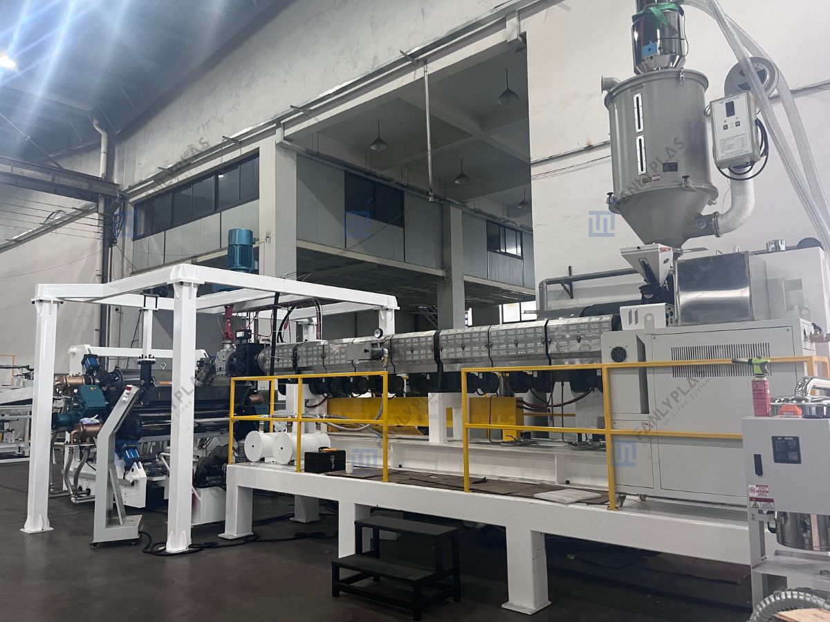 single screw extrusion line fanlyplas
