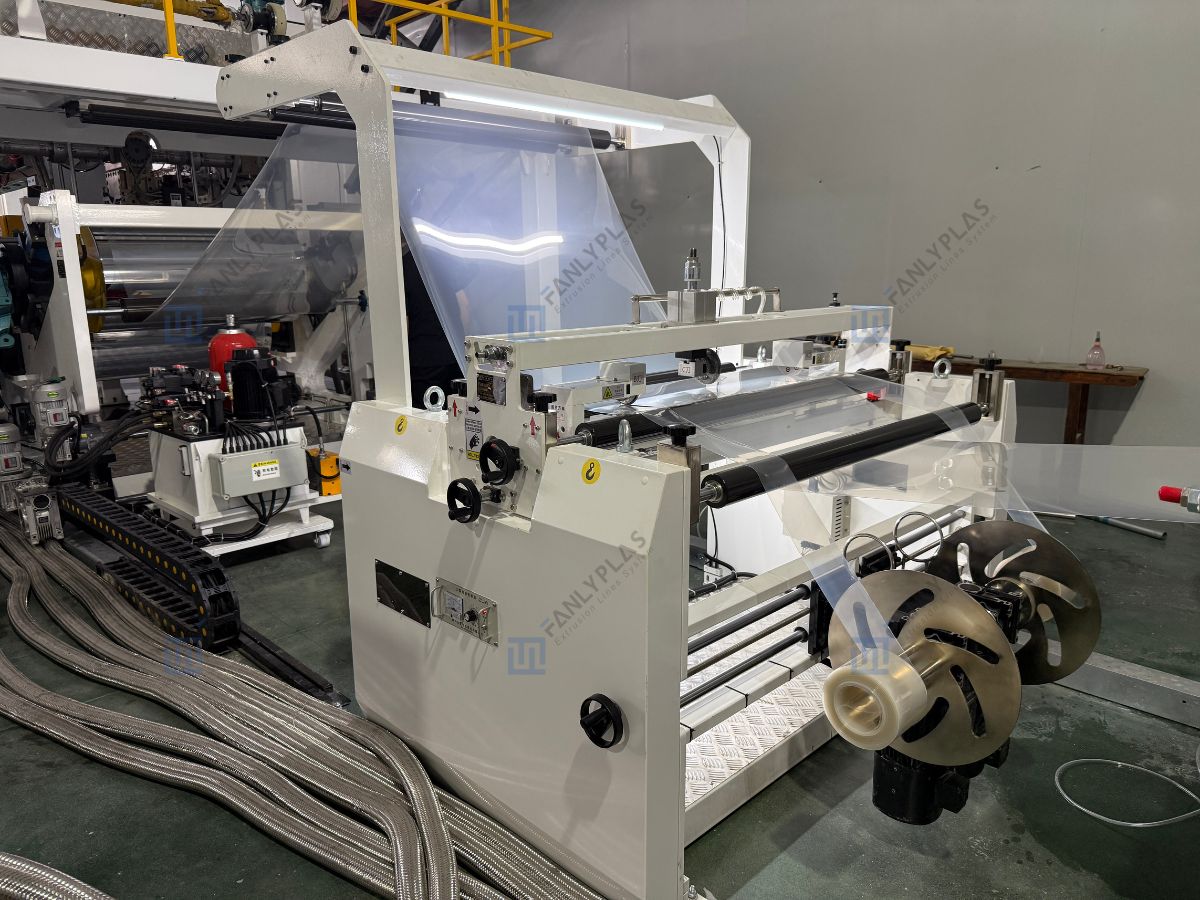 trimming machine pp sheet extrusion line fanlyplas 25941